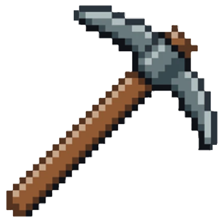 The Mine pickaxe